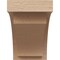 Ekena Millwork 4in. W x 6in. H x 12in. L Rivera Woodgrain TimberThane Rafter Tail, Primed Tan RFTUR04X06X12RIVRCPR - alternate 4